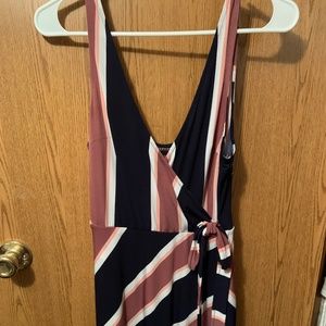 Faux wrap dress